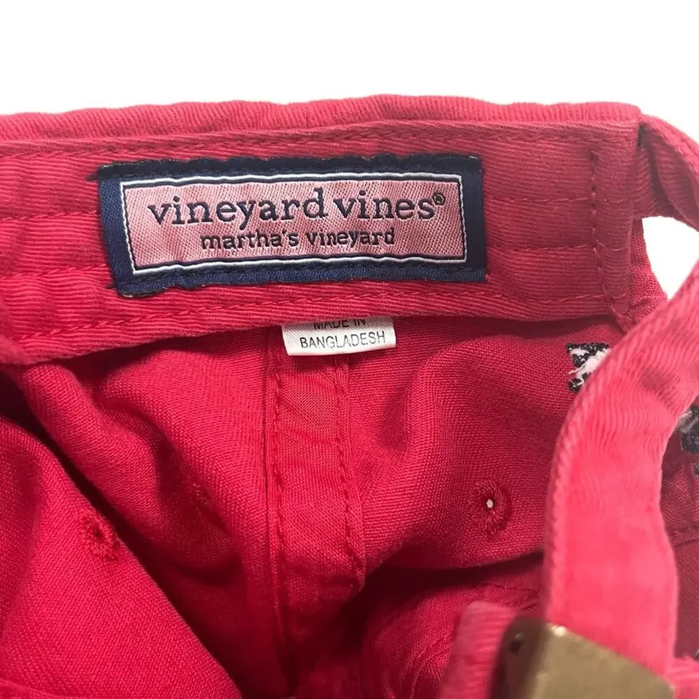 Vineyard Vines Red Whale Hat